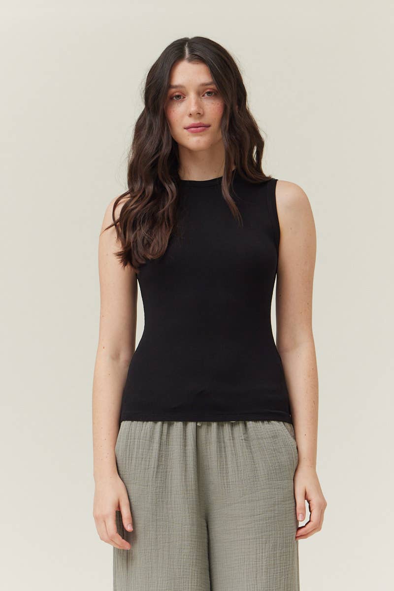 Grade & Gather - Wholesale Tank Top - Women's - 41886 - SHEER TANK TOP