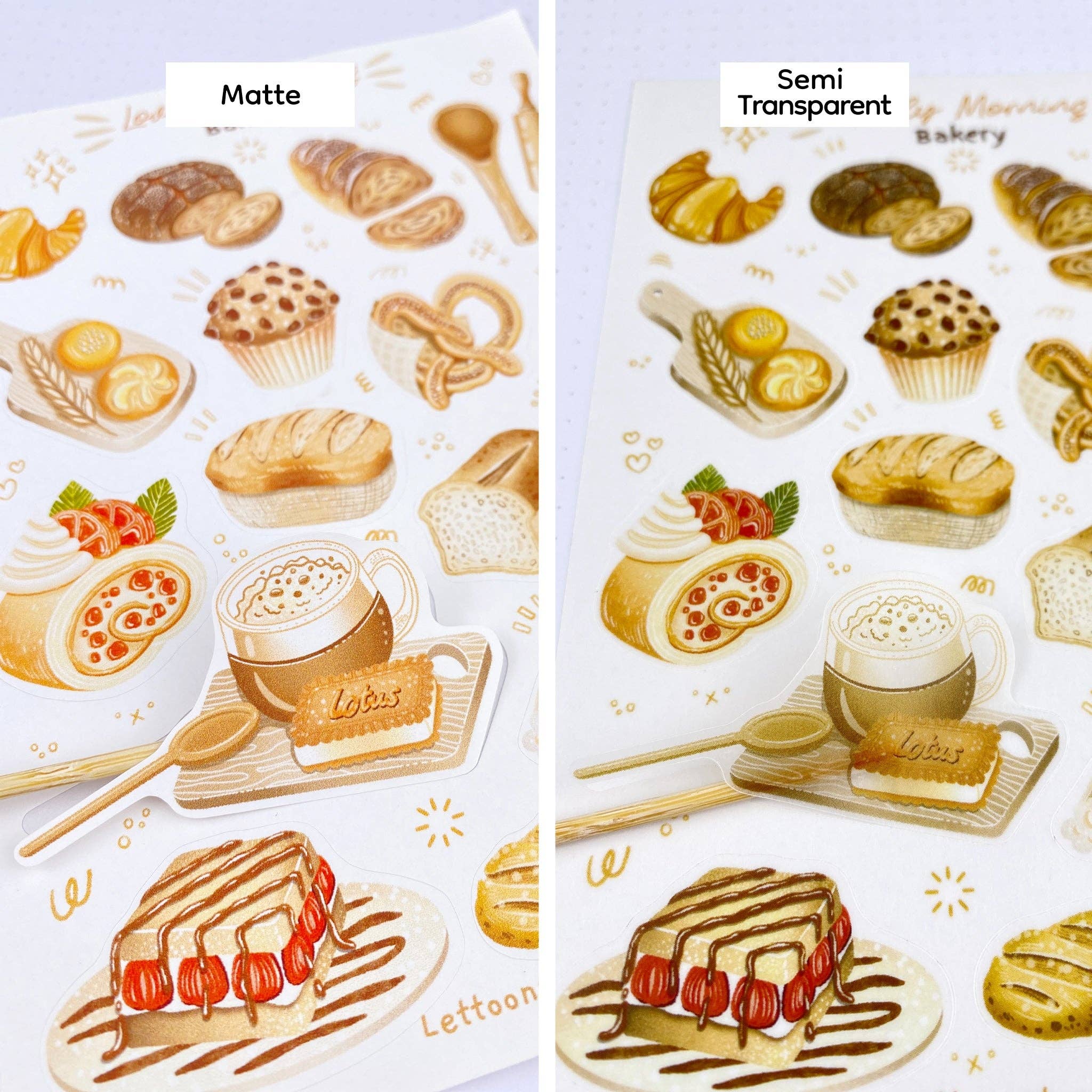 Lettoon - Wholesale Sticker - Sticker Sheet - Bakery11
