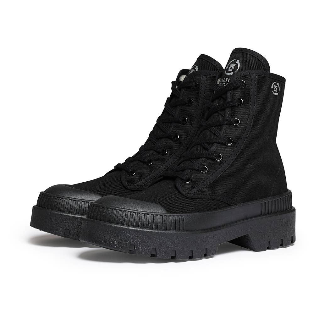 Kaltur - Vente Rangers/chaussures militaires – femme - Bottes Gaia écologiques en matériau recyclé7