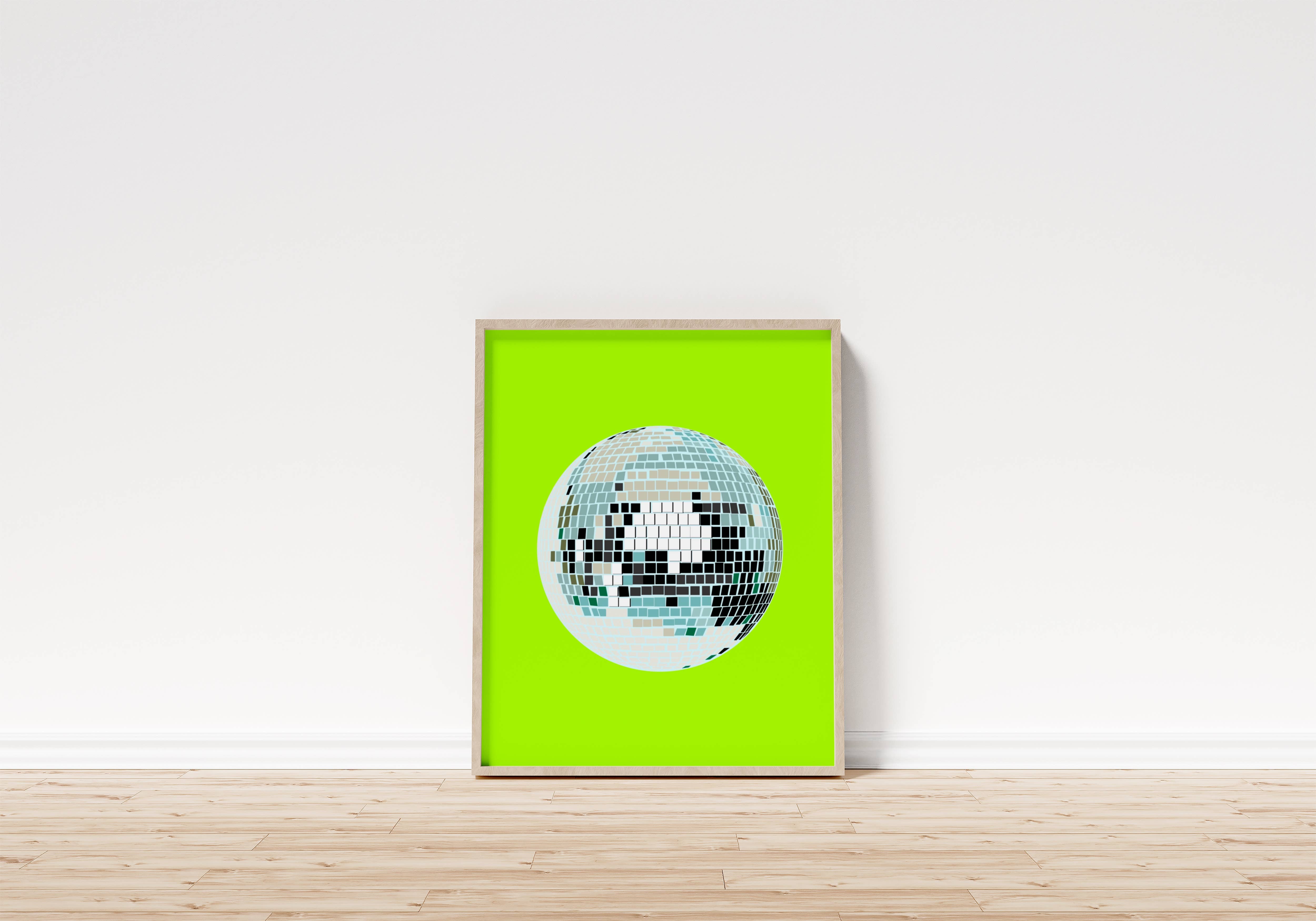 HoldThatPunch - Wholesale Art Print - Disco Ball Art Prints - 7 Color Options2