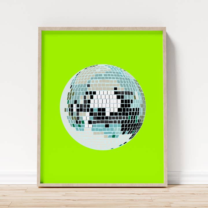 HoldThatPunch - Wholesale Art Print - Disco Ball Art Prints - 7 Color Options2