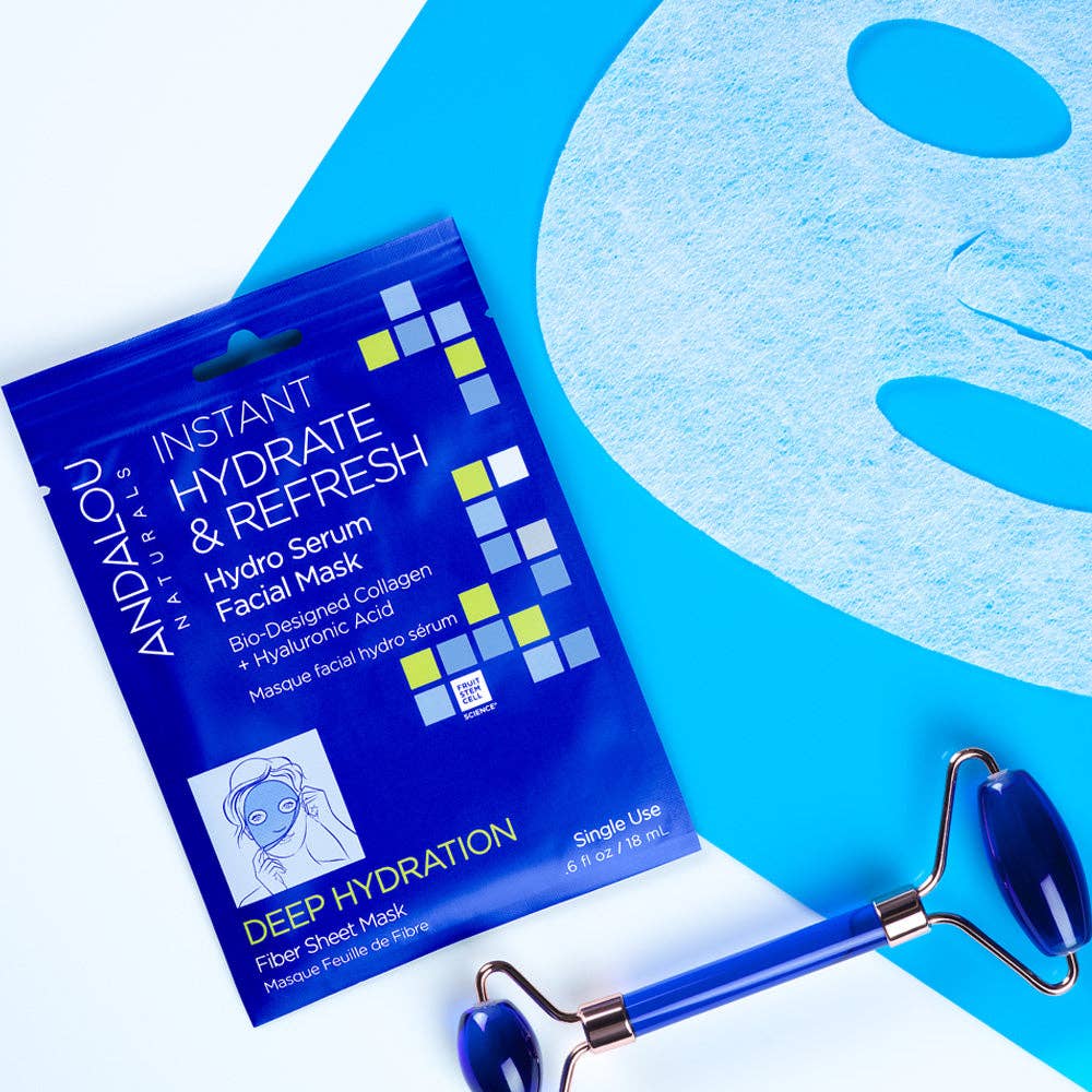 Andalou - Wholesale Skincare Face Mask - Deep Hydration Instant Hydrate & Refresh Sheet Mask2