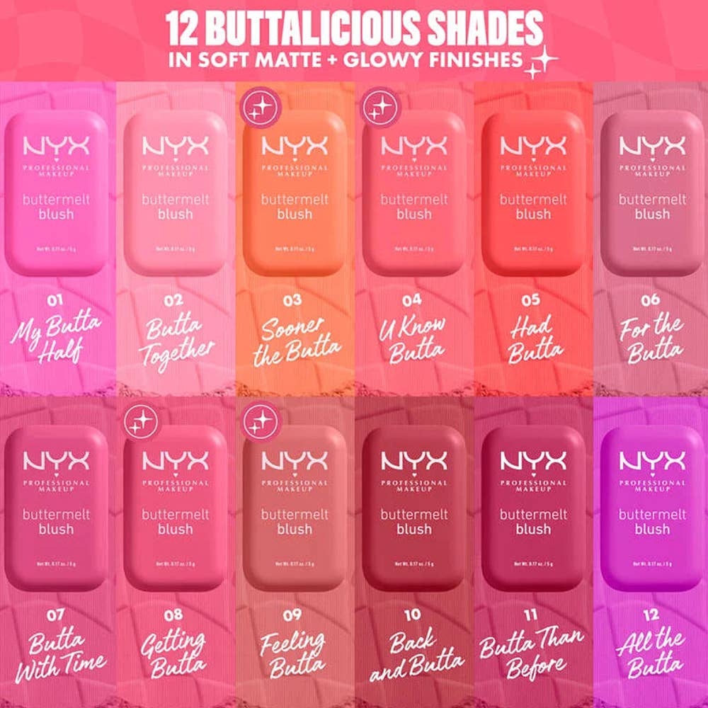 JOIA ACCESSORIES - Wholesale Blush - NYX BUTTERMELT BLUSH  3 UNITS , NYX BMBL2