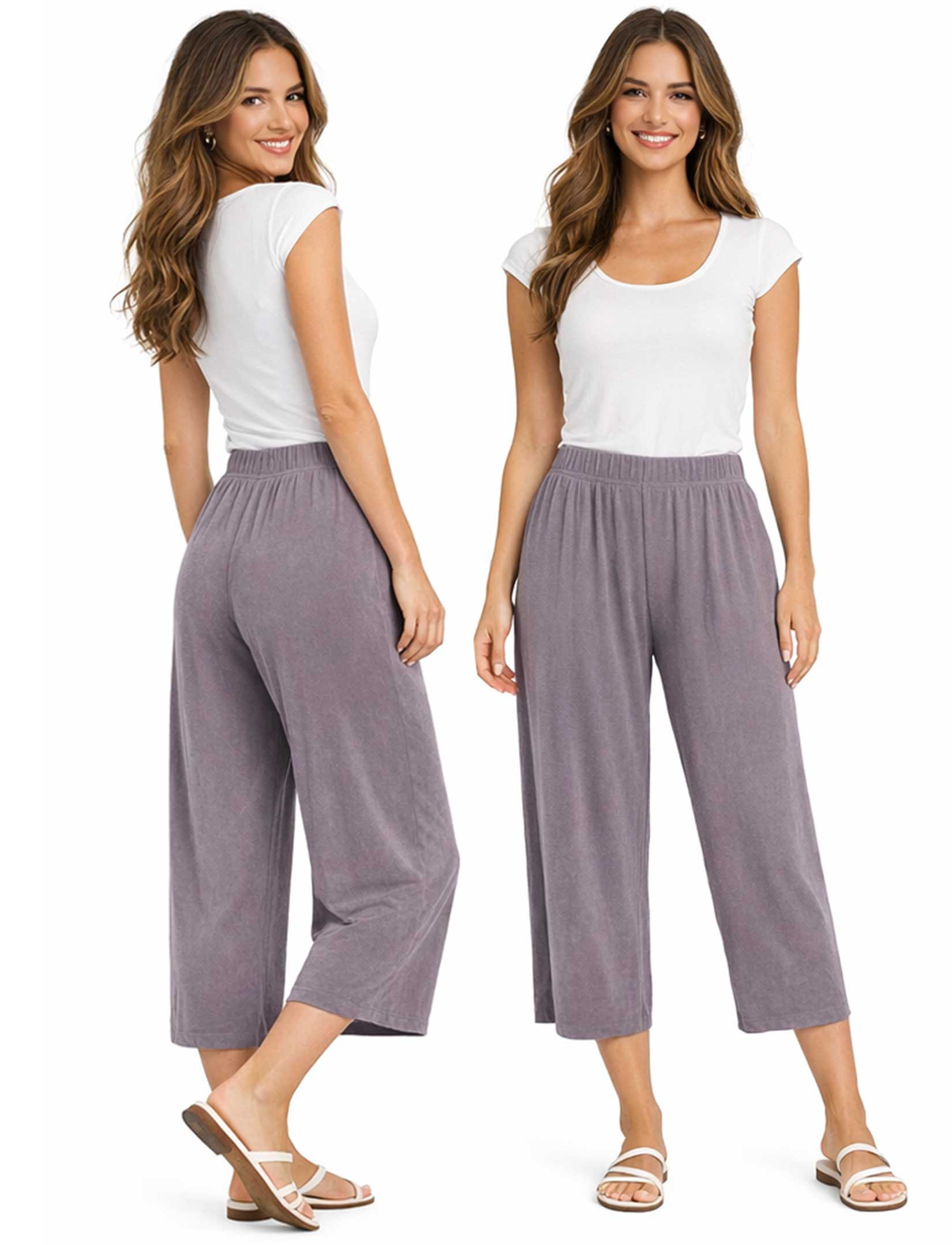 The Magic Scarf Company - Wholesale Pants - Women's - 1248 - Slinky TravelWear Capris11