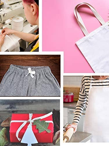 Mandala Crafts - Wholesale Craft Supplies - Cotton Twill Tape Ribbon Herringbone Tape for Sewing5