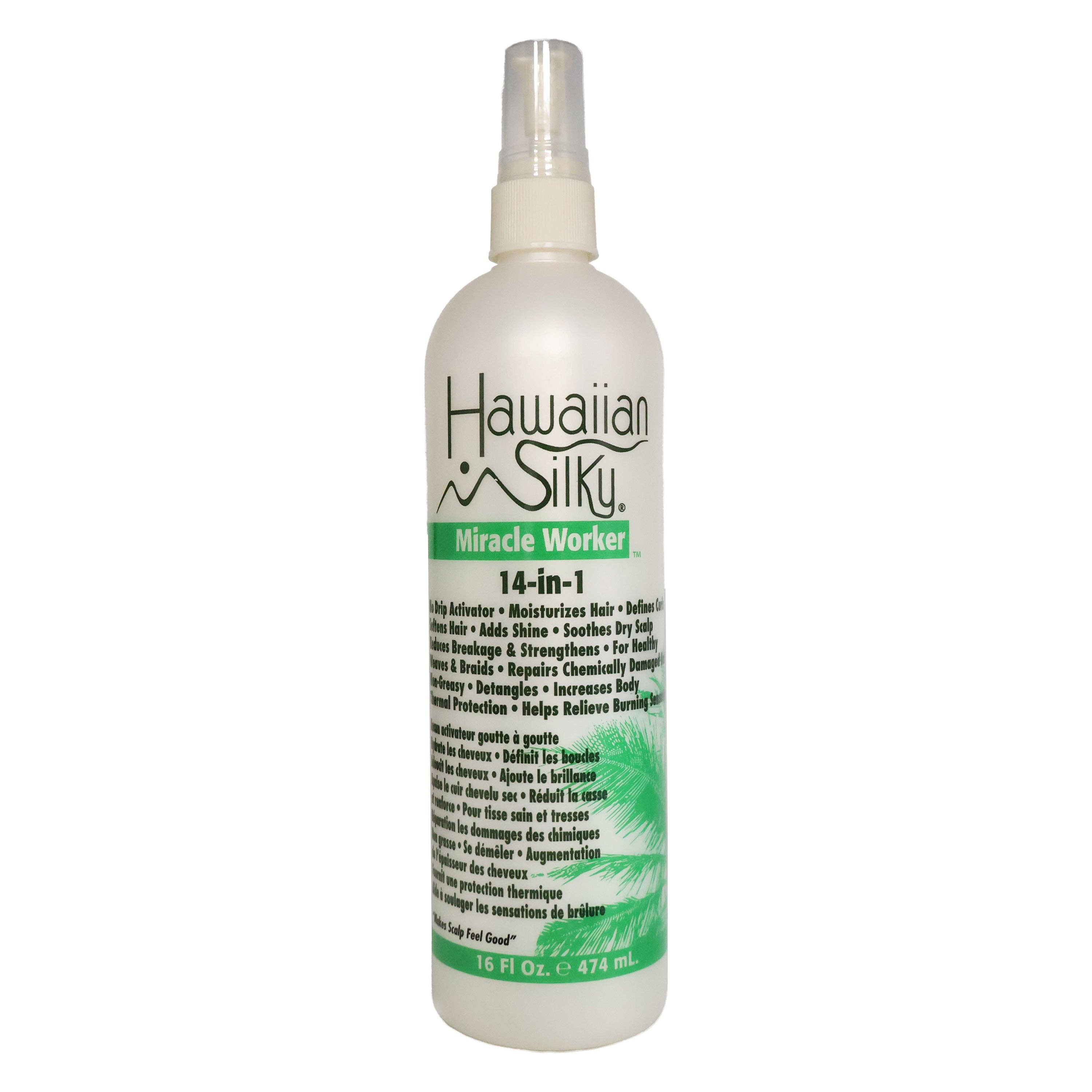 KT Supply - Wholesale Hair Leave-In Conditioner - Hawaiian Silky 14 In 1 Miracles Worker, 16 Oz.0