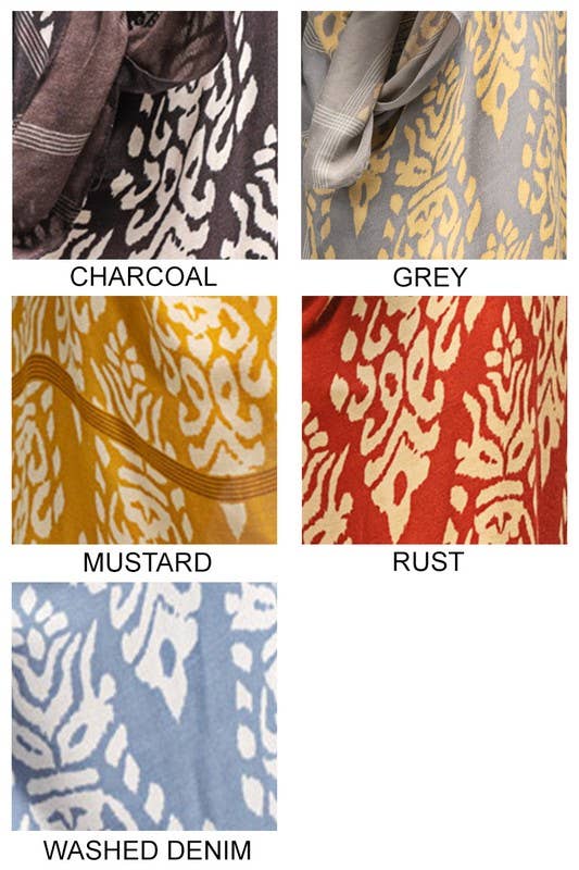 Shop Neighbors - Wholesale Kimono - Women's - Damask Print Kimono with Sleeves8