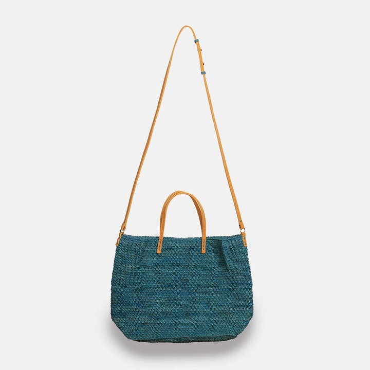 Camino SS23 - Raffia City Shoulder Bag for wholesale by SANS-ARCIDET PARIS