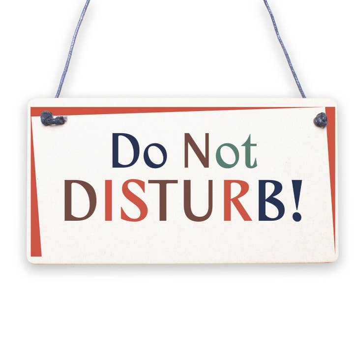 Please Do Not Disturb Therapist Hotel Cartello Privacy Porta Casa per la vendita all'ingrosso da parte di 2PersonalShop