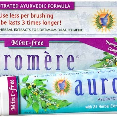 Mint-Free Ayurvedic Toothpaste for wholesale by Auromere Ayurvedic Imports