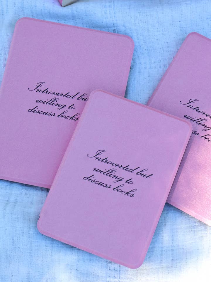 Introverted But Willing To Discuss Books Kindle Case for wholesale by Books With Jess