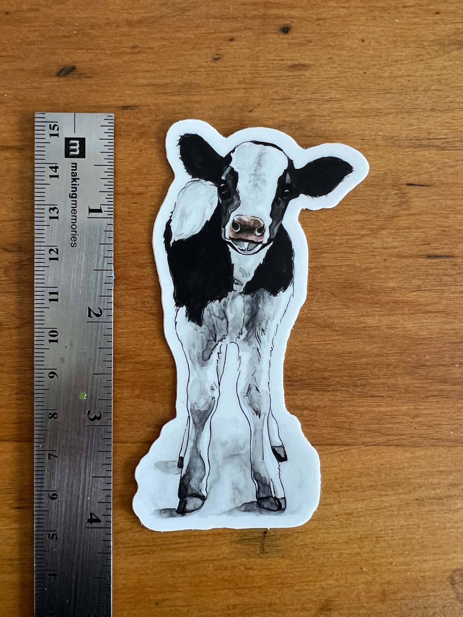 Kasey Melissa Art – Engroshandel Klistermærke – Baby ko/vinyl klistermærke2