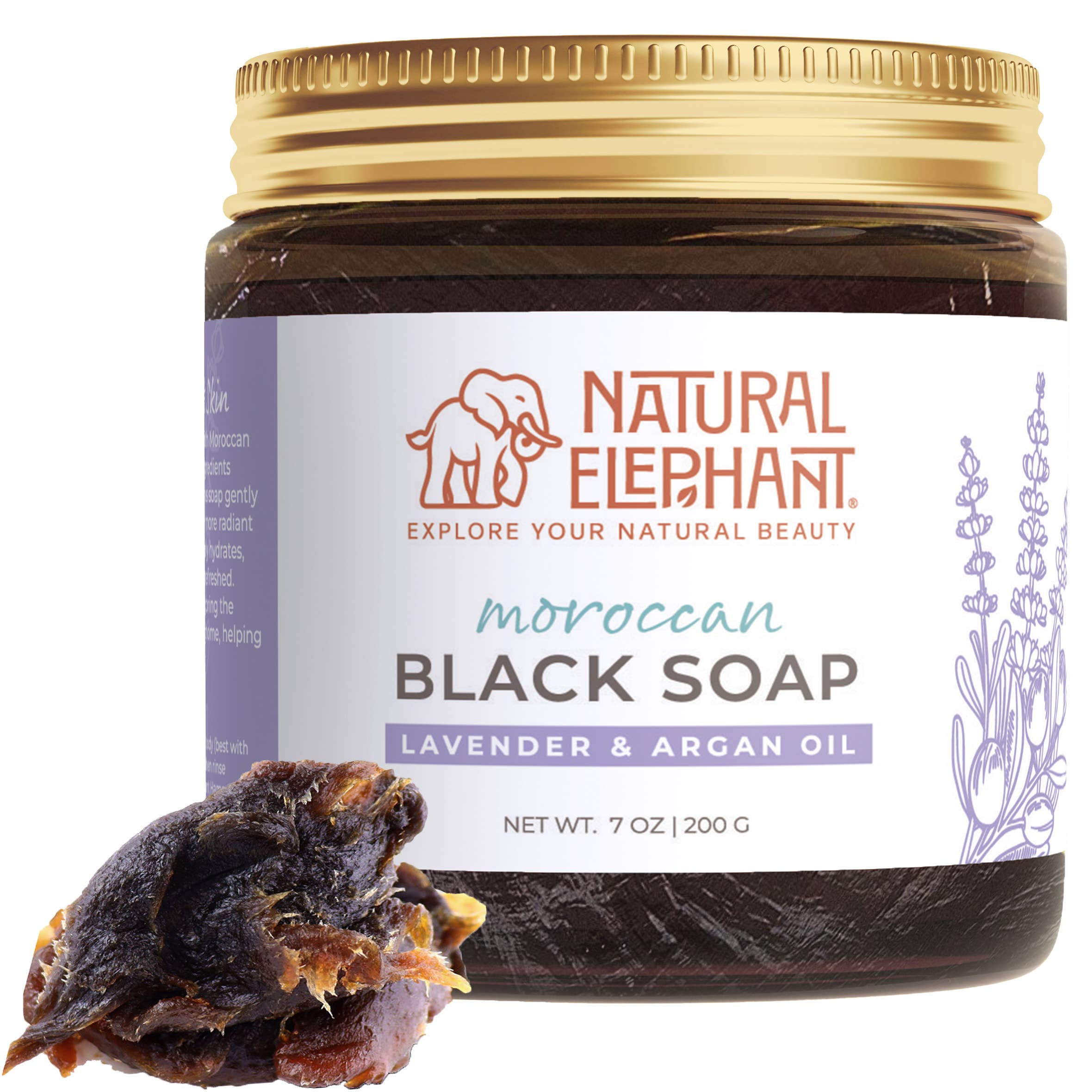 Natural Elephant - Wholesale Zeepblok - Marokkaanse zwarte zeep9