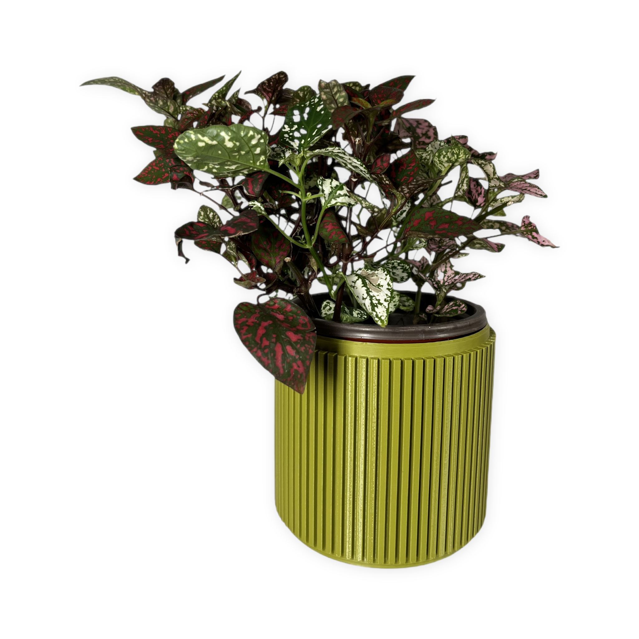 Leafprints.3d - Wholesale Plant Pot - The Willow – 4 Inch Cover Pot (No Drainage)3