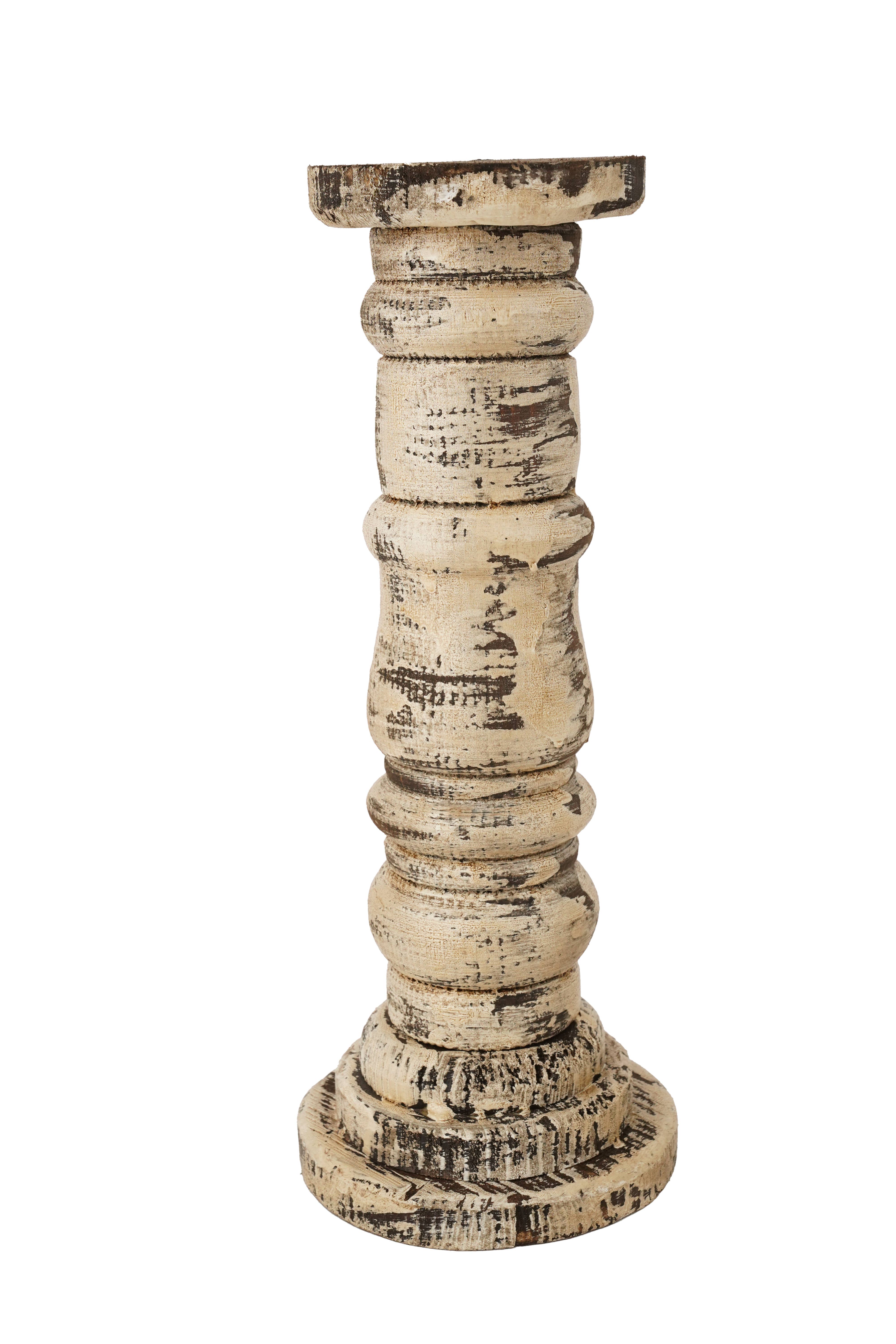 My Amigos Imports - Wholesale Candle Holder - Dupree Candle Holder Set 2-Wooden Farmhouse-Two Colors3