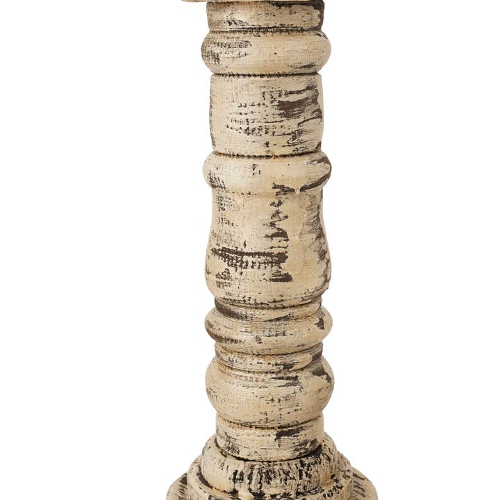 My Amigos Imports - Wholesale Candle Holder - Dupree Candle Holder Set 2-Wooden Farmhouse-Two Colors3