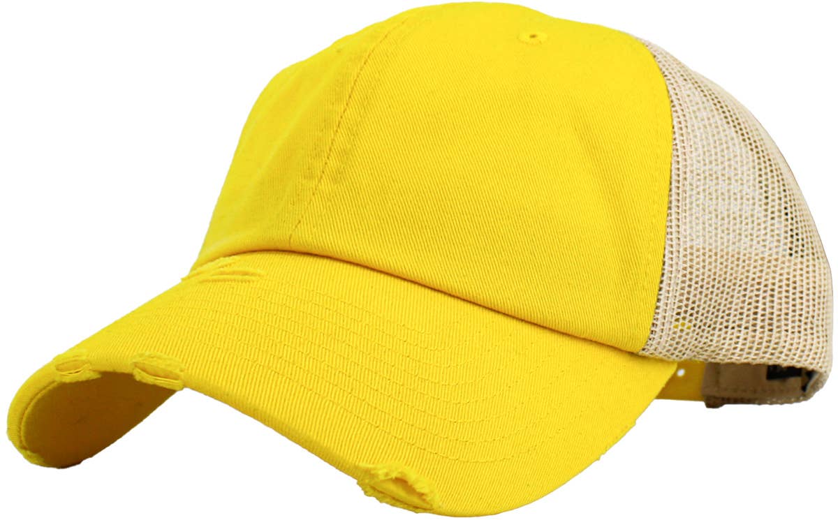 KBETHOS – Großhandel Basecap – Unisex – Vintage-Trucker-Cap mit Mesh-Einsätzen68