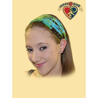 Gypsy Rose - Wholesale Fashion Headband - Women's - HEAD SPACE TYE DYE RAYON HEADBAND