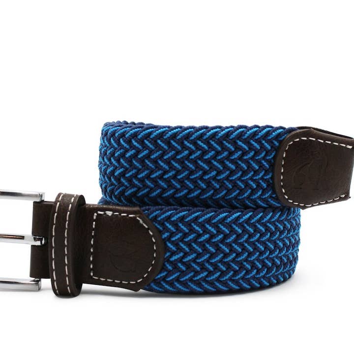 Gewebter Gürtel - Königsblau Feingewebe für den Großhandel von Swole Panda