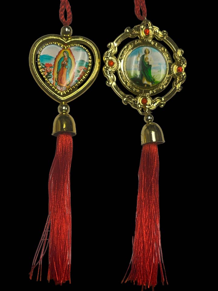 Blessed Protection Amulet: Virgin Guadalupe or St. Jude for wholesale by Readings by Judie Team