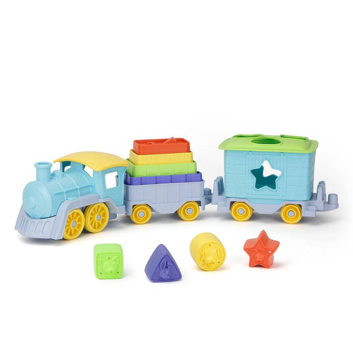 Train d'empilage et de tri pour la vente par Green Toys