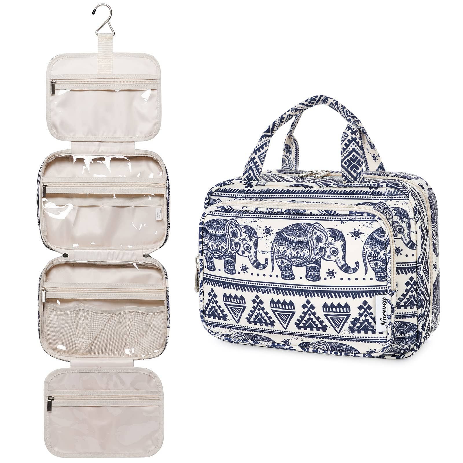 wandf – Großhandel Schmink-/Kosmetiktasche – Hängender Kulturbeutel für Frauen Reise-Make-up-Tasche60