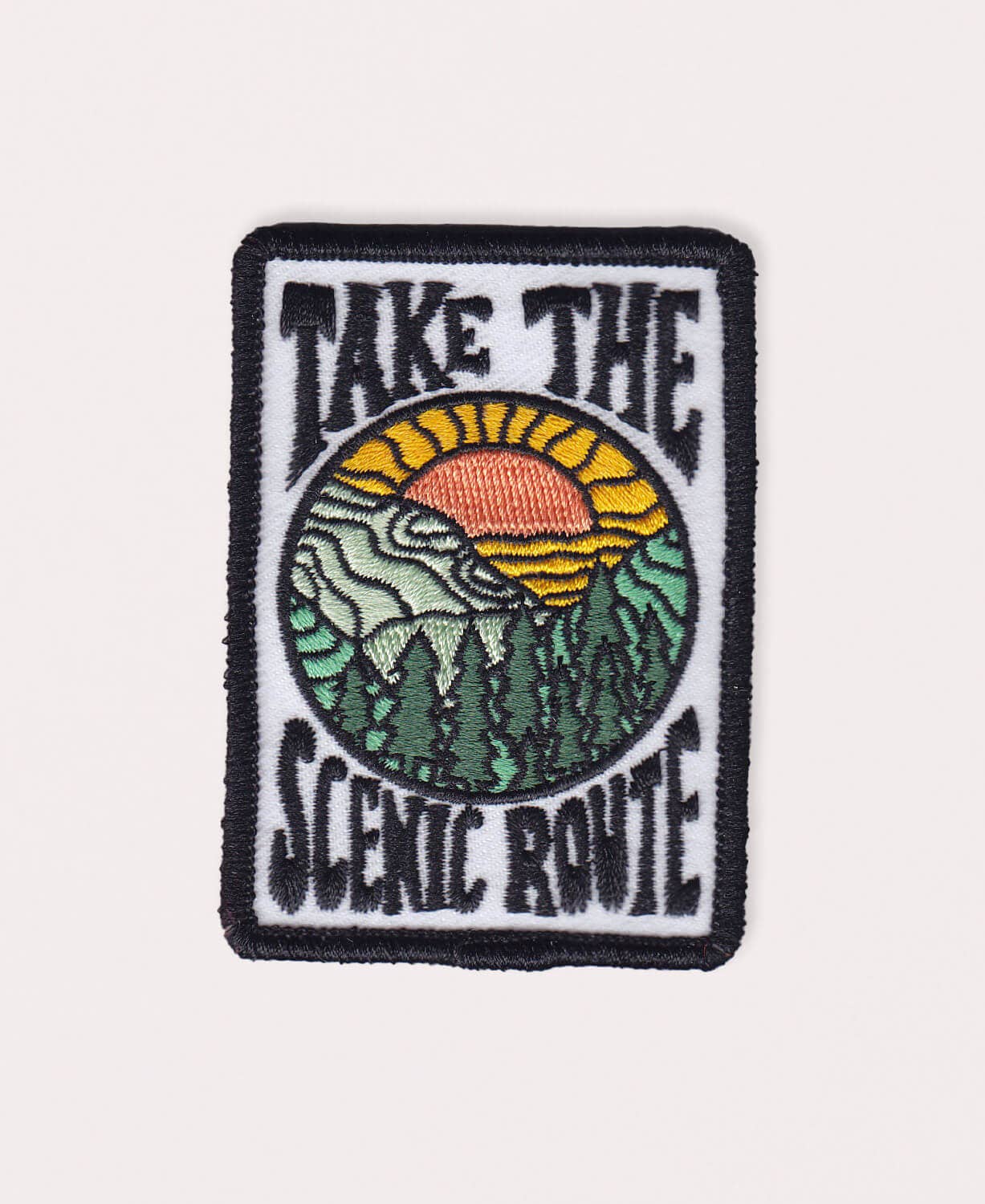 Soul Flower - Wholesale Patch - Take the Scenic Route Iron-On Patch1