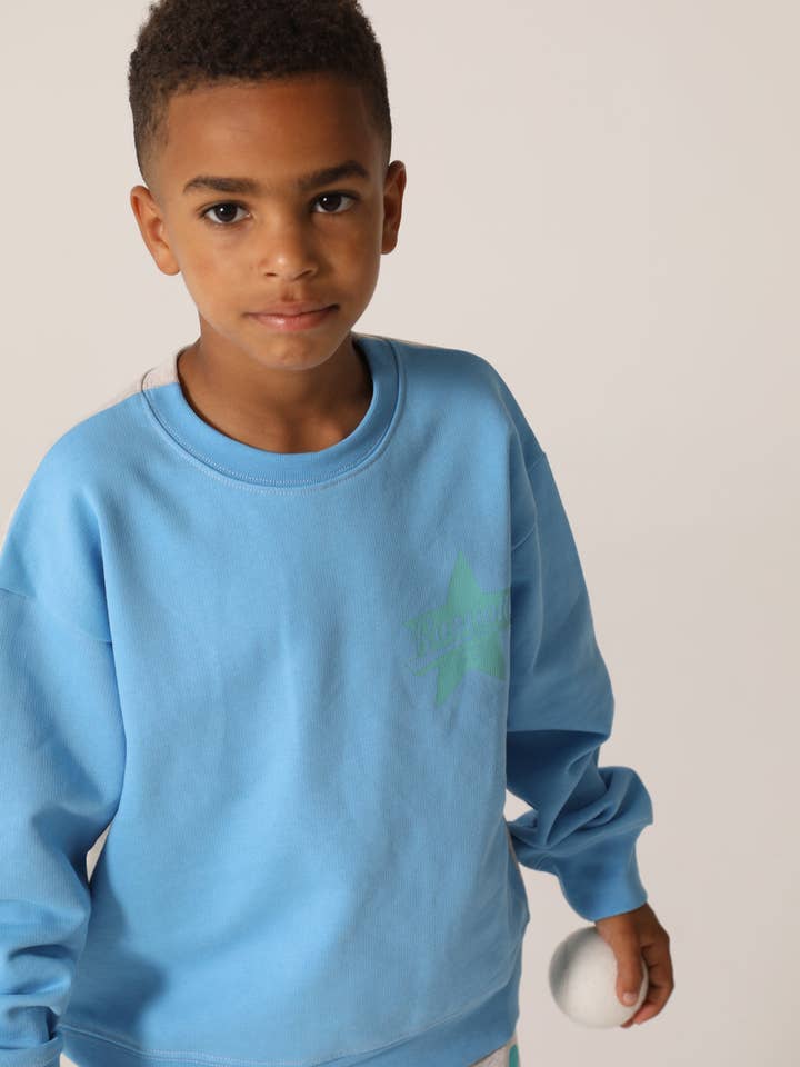 CAMISOLA DE TÉNIS AZUL-BASE por atacado de Raquette