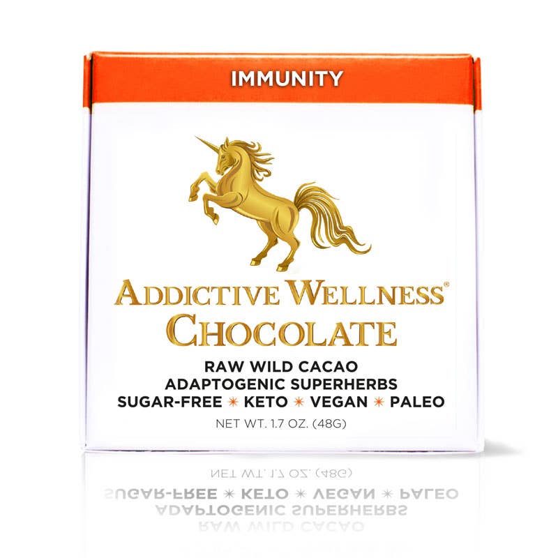 Addictive Wellness - Wholesale Chocolate Bar - Immunity Chocolate | Wildcrafted Mushroom Infused Cacao