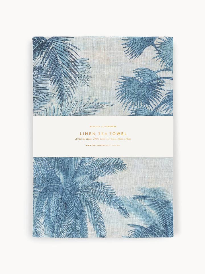 Subcontinent 100% Linen Tea Towel for wholesale by Bespoke Letterpress