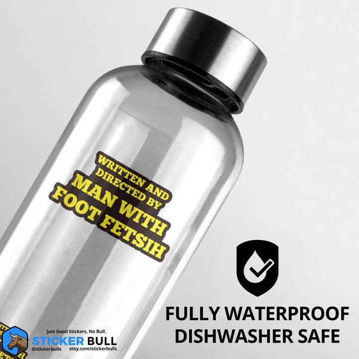 Sticker Bull - Wholesale Sticker - Quentin Tarantino Foot Fetish Meme Sticker, Waterproof Vinyl4