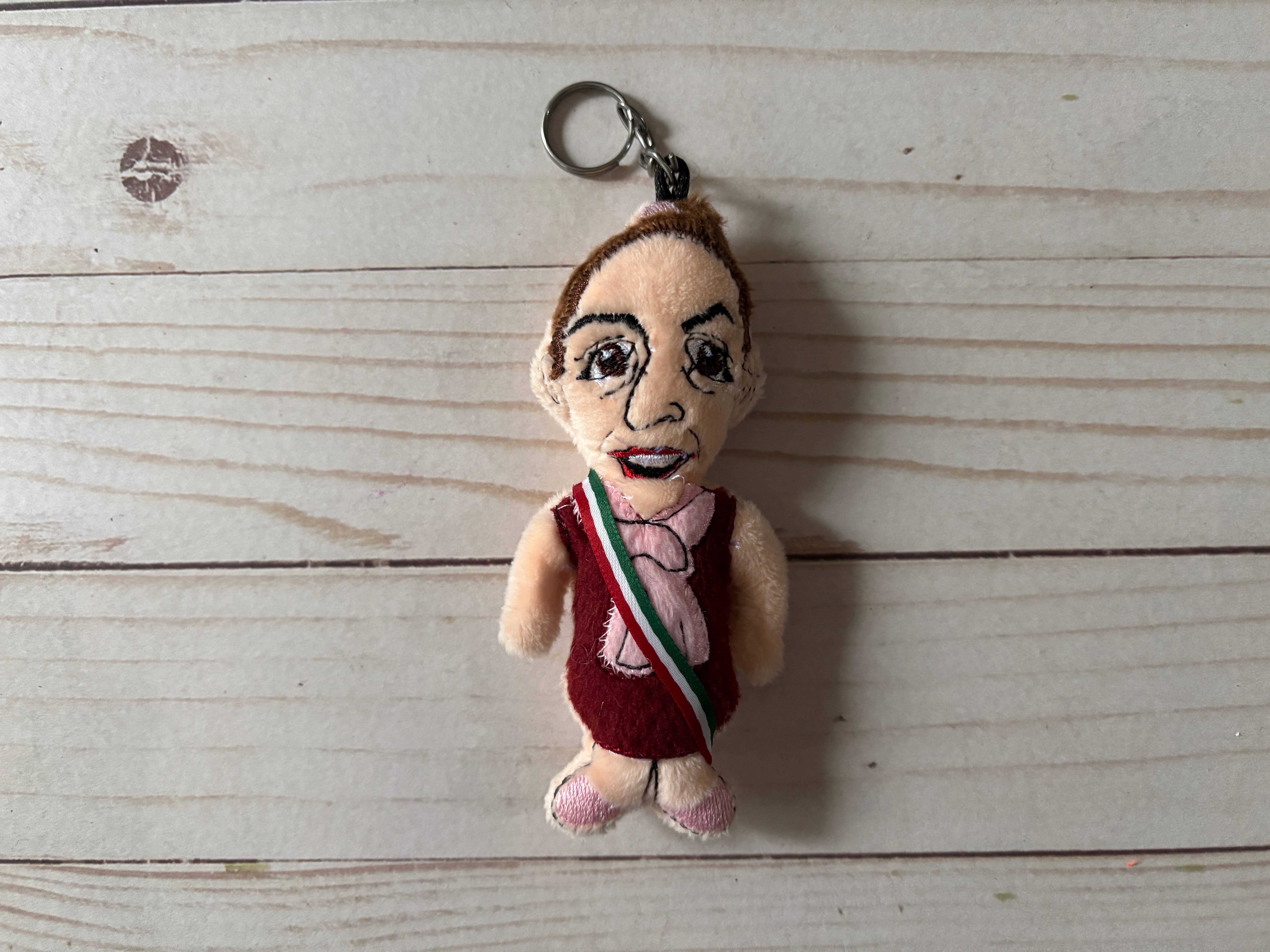 Viva Greetings – wholesale Keychain – Unisex – Embroidered Plush Keychain Mexican Icons23