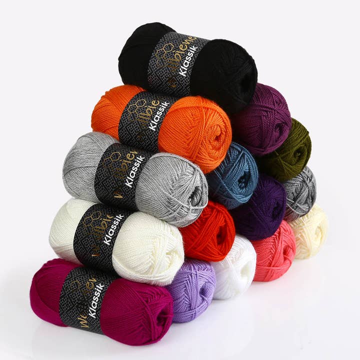 Wollbiene - Wholesale Yarn - Wollbee classic knitting wool uni colors crochet wool 100g