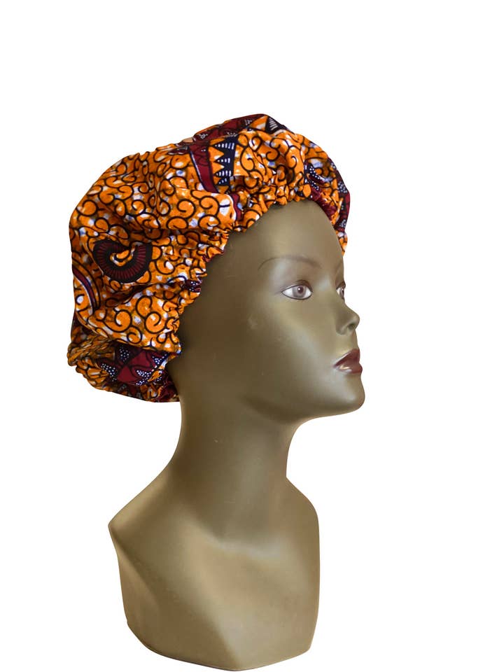 Adjustable Wax & Satin Beanie by Georges Décimus /b110 for wholesale by Esancyel cosmetics