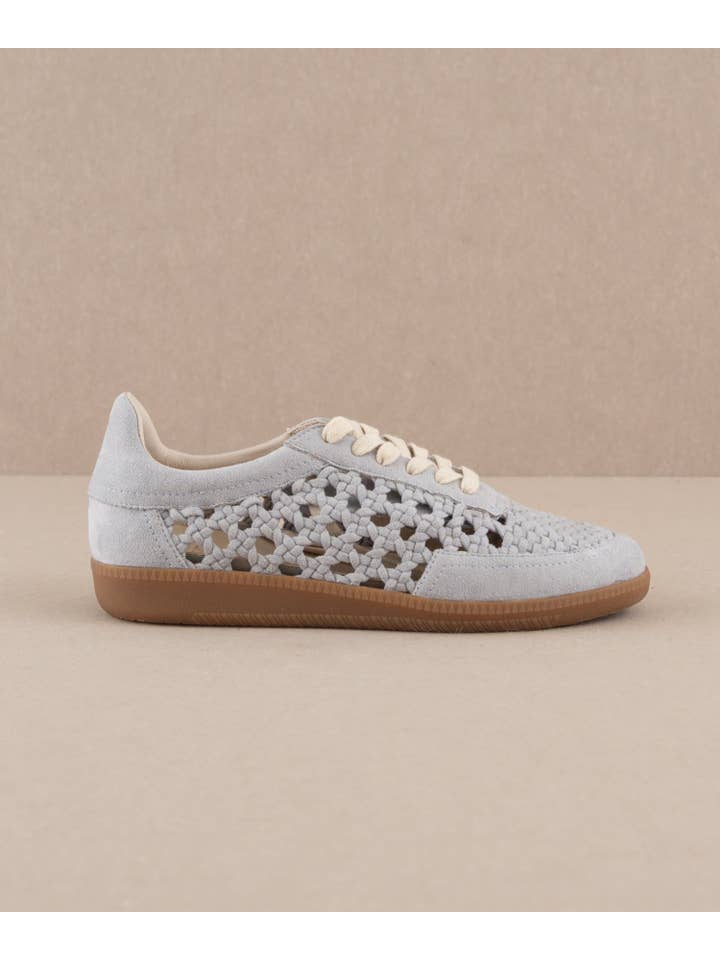 The Sandy Blue | Crochet Detailed Sneaker for wholesale on Faire
