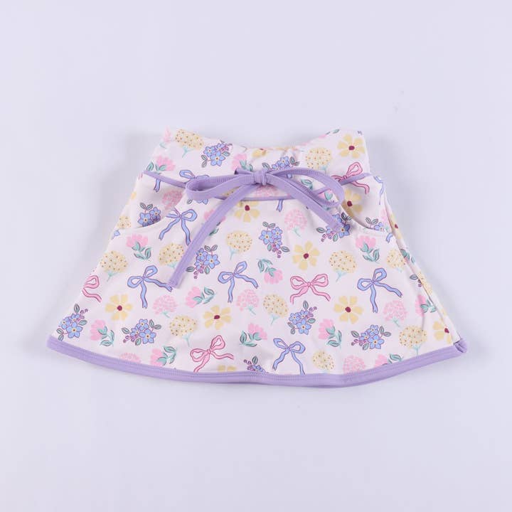 Emmy Skirt in Blooms + Bows for wholesale by Poppyland