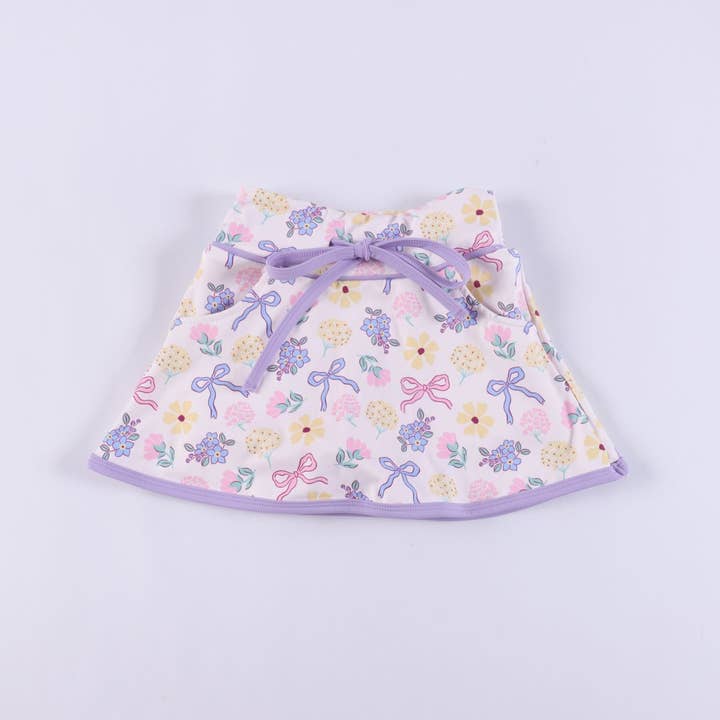 Emmy Skirt in Blooms + Bows for wholesale by Poppyland