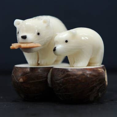 Vegetable ivory figurine - Category E for wholesale by Tagua & Co