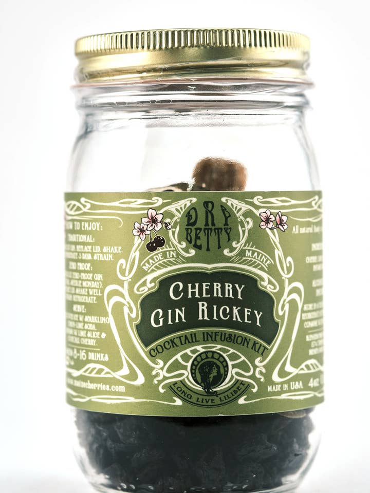 Cherry Gin Rickey Infusion Kit | Dry Betty for wholesale by Blenheim Park Maine