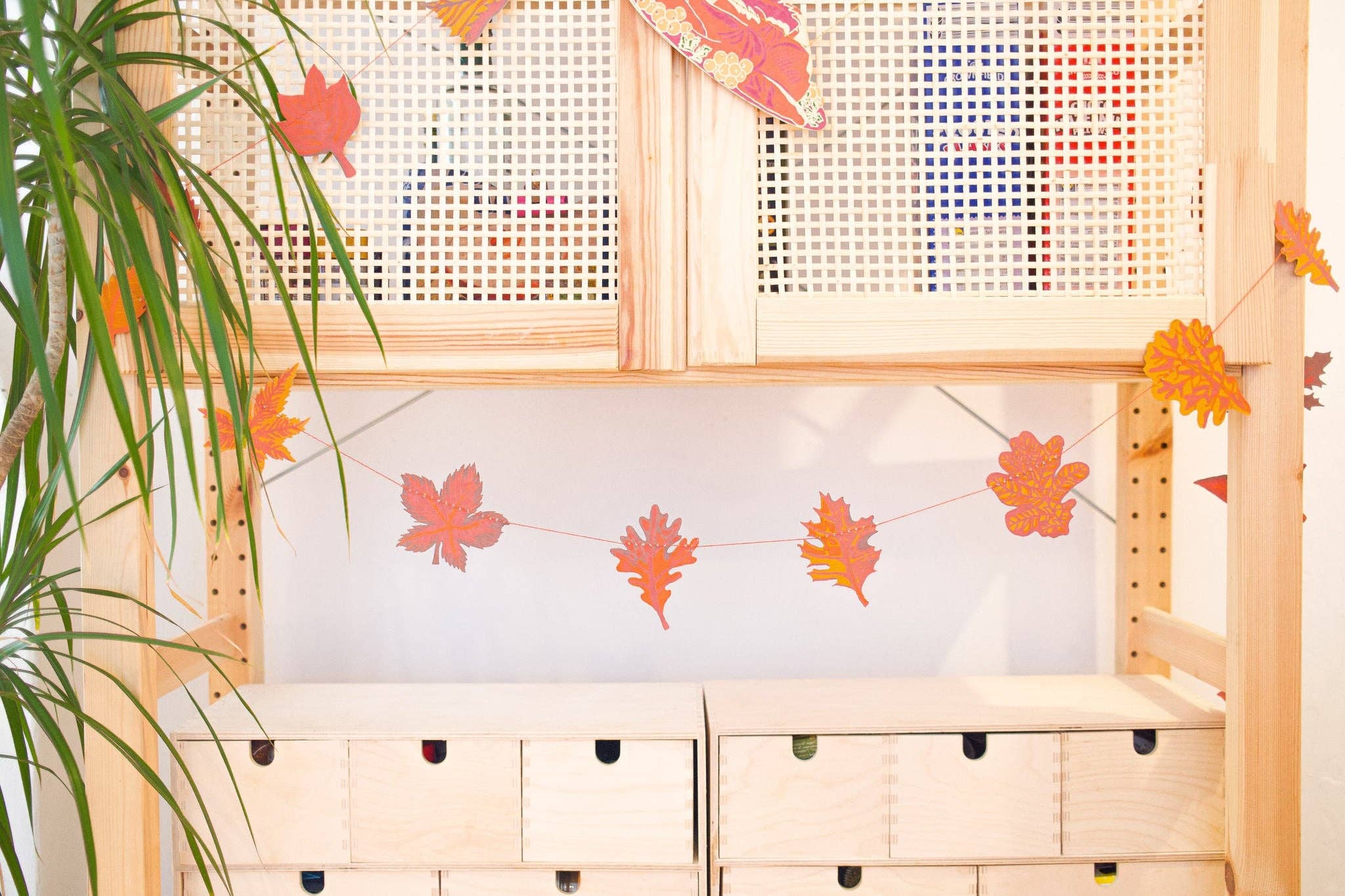 East End Press - Wholesale Bunting/Garland - Autumn Leaves Sewn Garland8