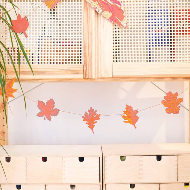 East End Press - Wholesale Bunting/Garland - Autumn Leaves Sewn Garland8
