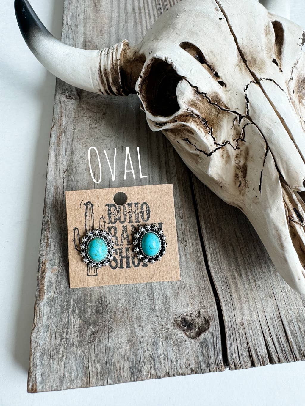 Boho Ranch Shop – wholesale Stud/post earrings – Western Turquoise Stud Earrings1