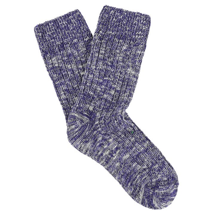 Women Melange Socks - Royal Blue for wholesale by ESCUYER