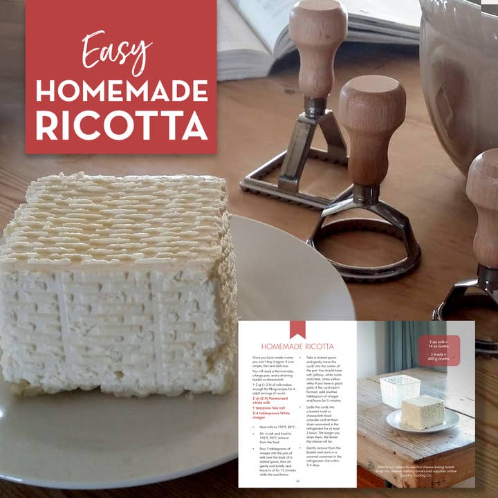 Country Trading Co. - Venta al por mayor Kit de cocina - Kit de pasta para hacer ravioles con libro de recetas