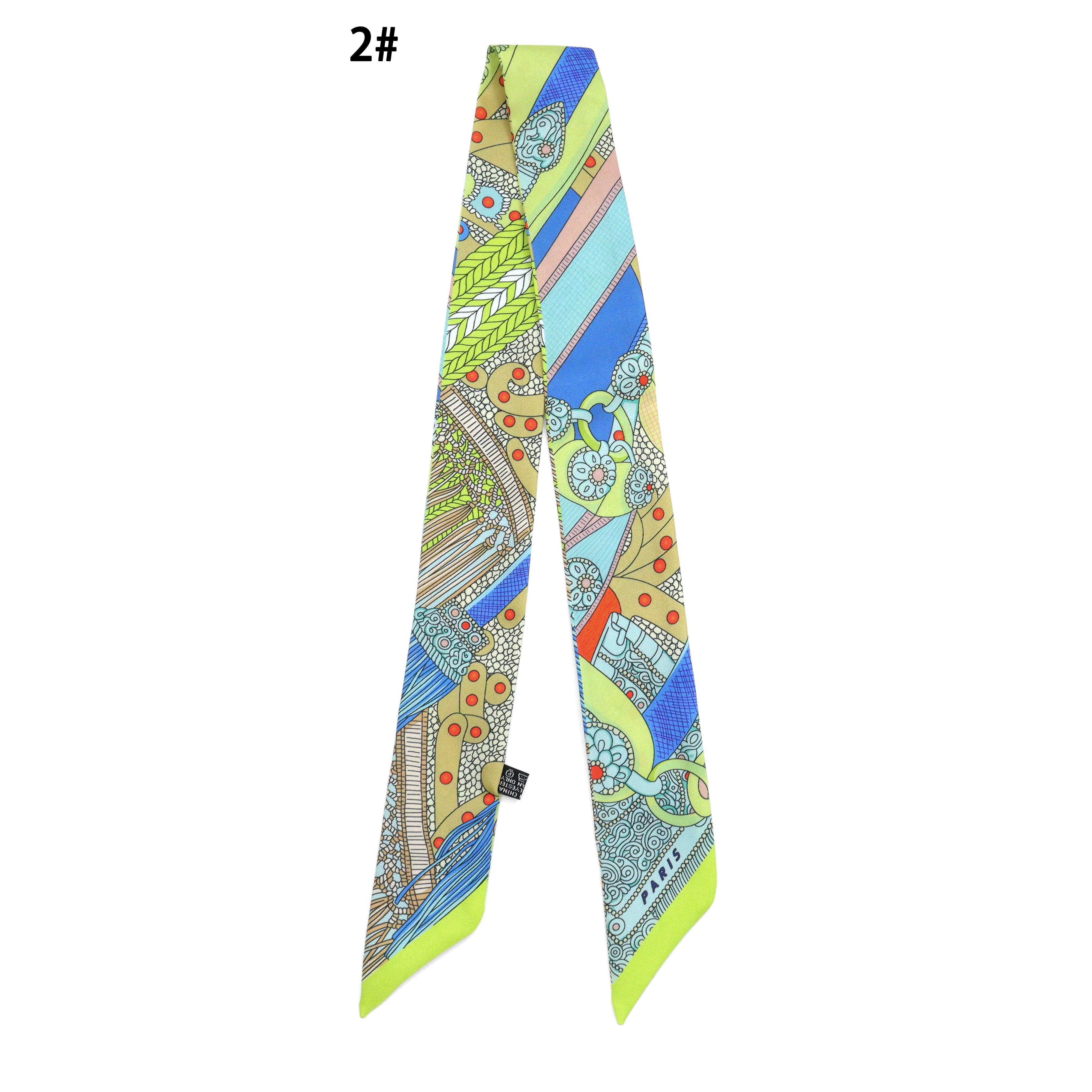 BestBeads&Beyond - Wholesale Scarf - Women's - Asssorted colors Narrow scarf for scarf necklace making, hair&bag scarves accessories, EF808s2