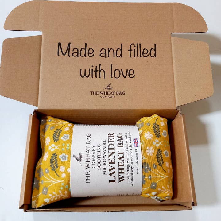 The Wheat Bag Company – wholesale Heating pad – Garden Fern, Ochre Cotton Wheat Bag4