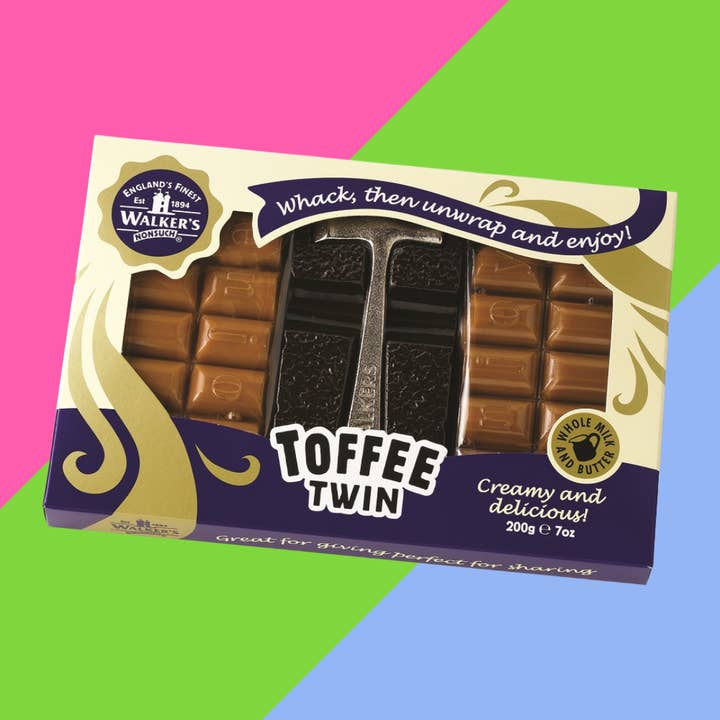 Walker's Nonsuch Toffee Twin Hammer Pack 1x200g for wholesale by Gaffney's Sweets & Treats Wholesale