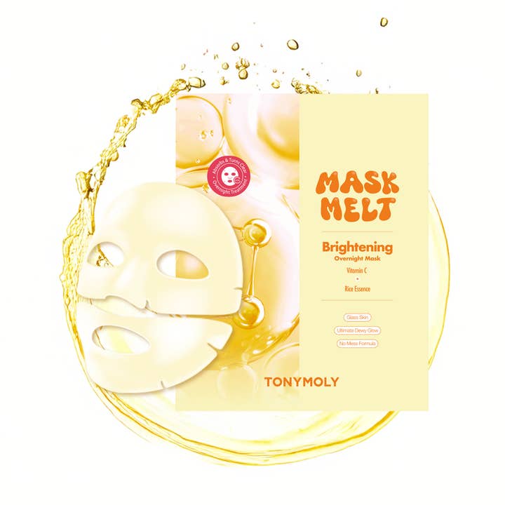 Vitamin C & Rice Essence Glowy Melt Mask for wholesale by TONYMOLY