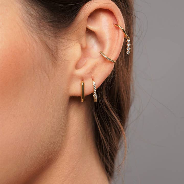 Diat - Vendita all'ingrosso Orecchini a cerchio - Orecchini rettangolari4