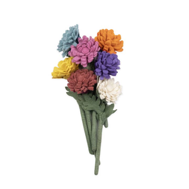 Felt Garden Glory Flower voor wholesale door Global Goods Partners